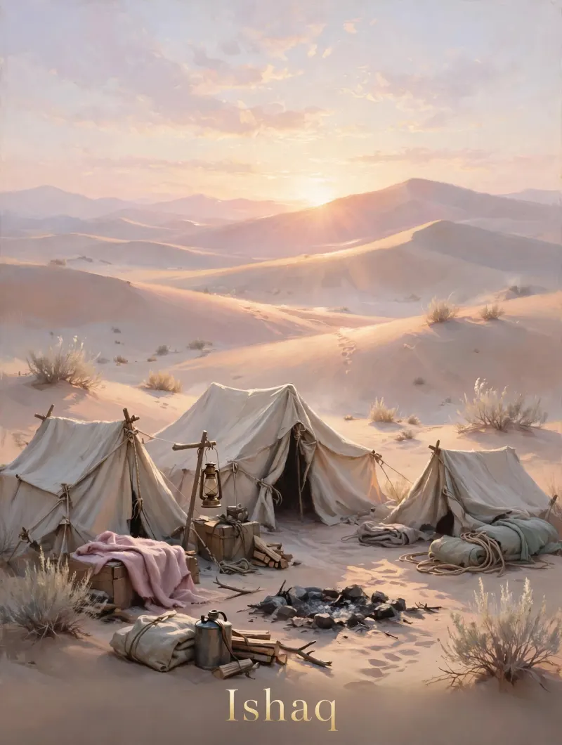 Prophet Ishaq story illustration