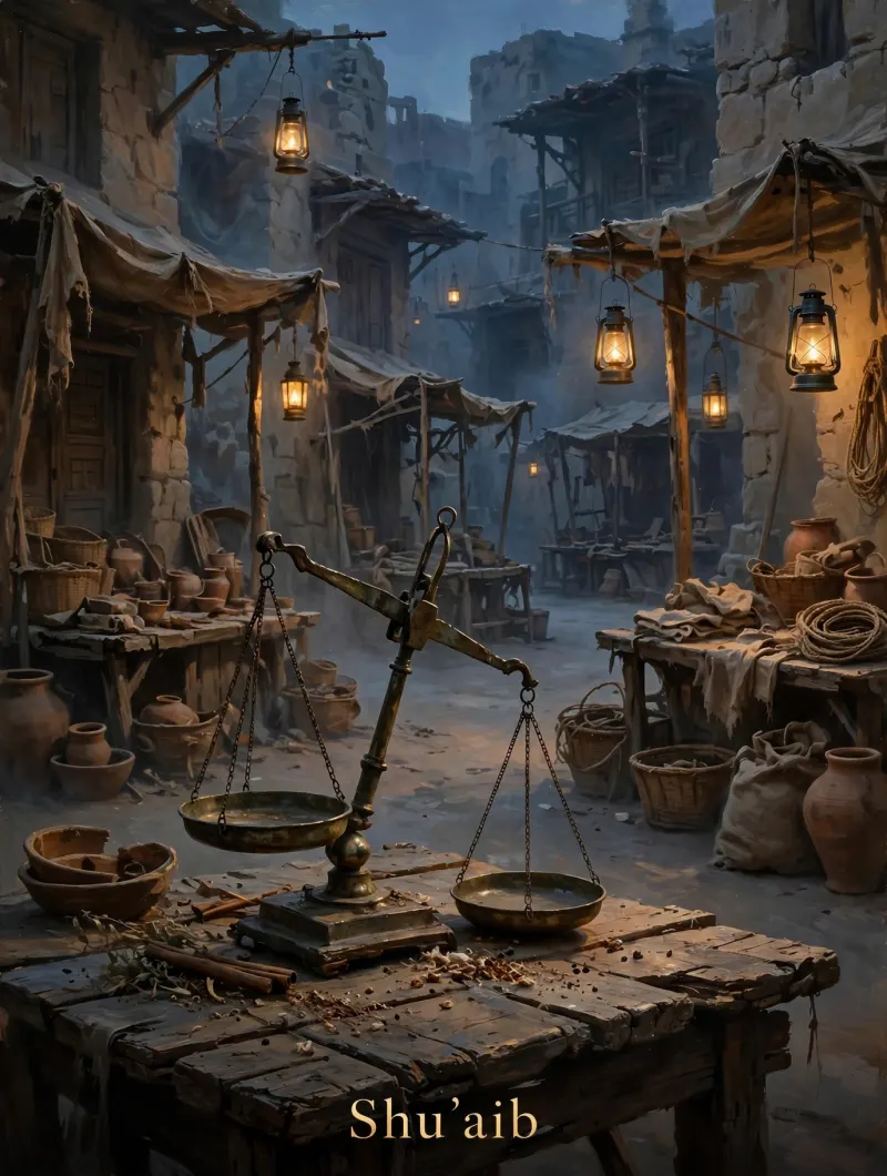 Prophet Shu'aib story illustration