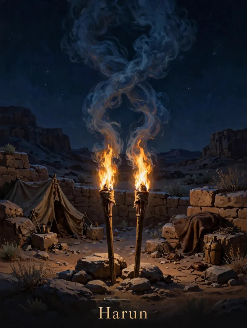 Prophet Harun story illustration
